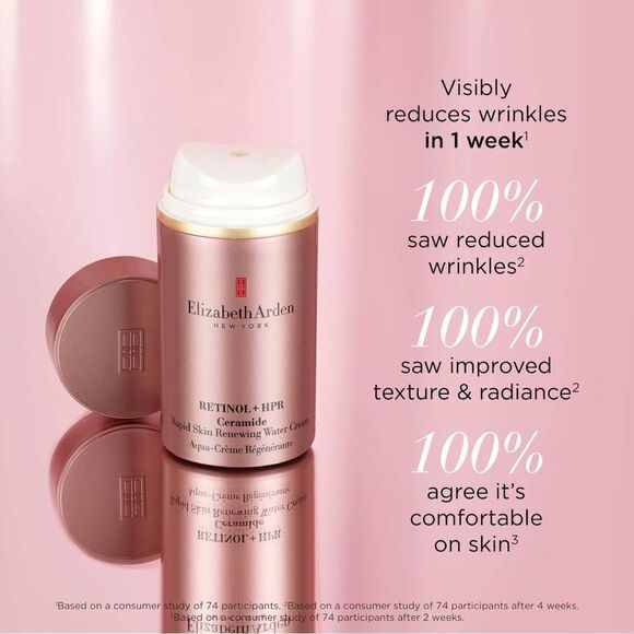 Elizabeth Arden Retinol and HPR Ceramide Rapid Skin Renewing Water Cream 50ml - Picture 4 of 6